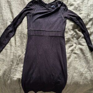 French Connection bodycon dress with lace trim